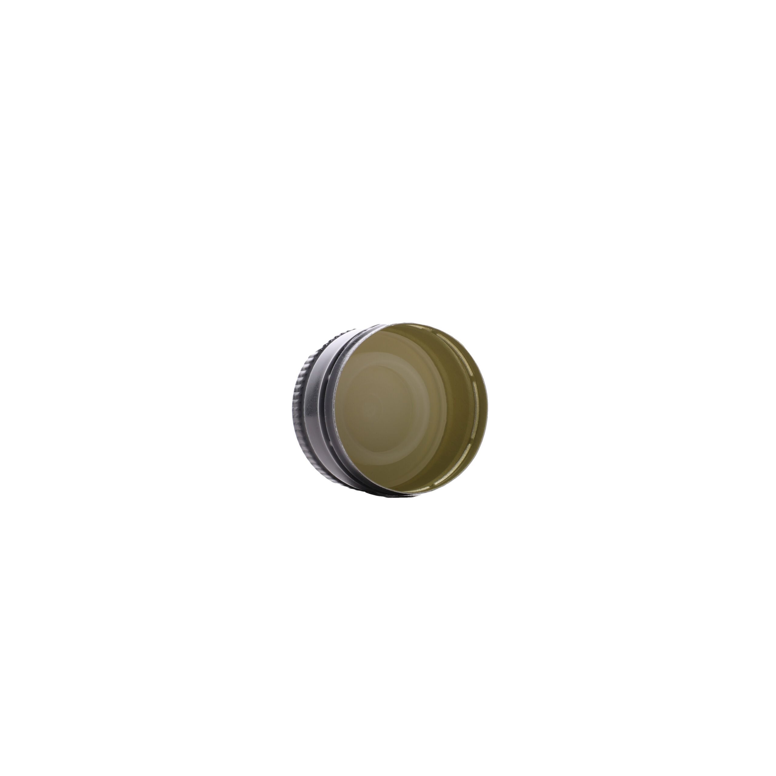 GA422803_2 Inside view of 48-400 Black Aluminum Tamper Evident Cap