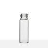 13-425 Neck Finish 1 Dram Clear Borosilicate Glass Vial side view