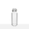 13-425 Neck Finish 1 Dram Clear Borosilicate Glass Vial tilt view