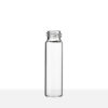 15-425 Neck Finish 2 Dram Clear Borosilicate Glass Vial side view