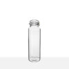 18-400 Neck Finish 4 Dram Clear Borosilicate Glass Vial tilt view