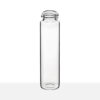 22-400 Neck Finish 8 Dram Clear Borosilicate Glass Vial tilt view