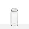 24-400 Neck Finish 5 Dram Clear Borosilicate Glass Capsule Vial tilt view