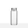 24-400 Neck Finish 6 Dram Clear Borosilicate Glass Capsule Vial side view