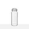 24-400 Neck Finish 6 Dram Clear Borosilicate Glass Capsule Vial tilt view