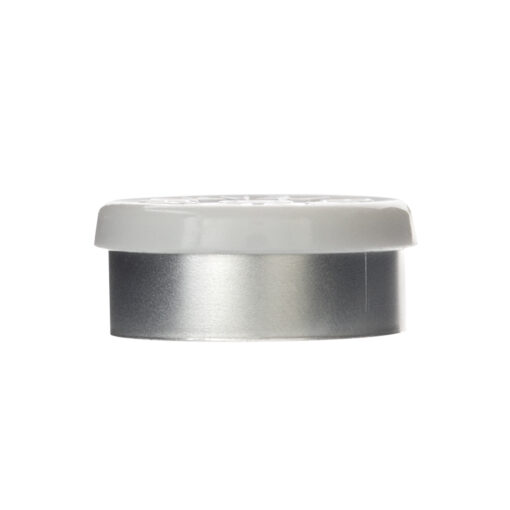 20mm Steri-Top White Flip-Off-Tear-Off side view