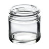 30g Straight Sided Glass Jar with 43-400 Neck Finish tilted view