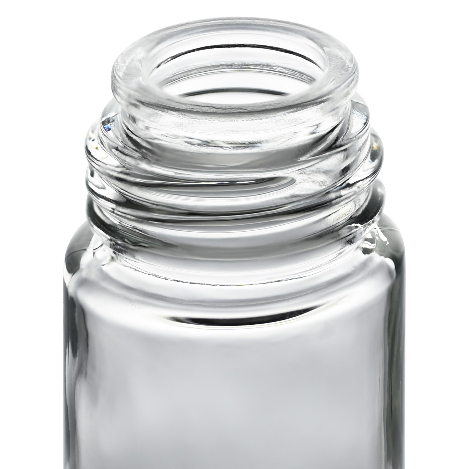 FG19283001_1 1 oz (30 ml) Clear Glass Roll-On Bottle with 28-415 Neck Finish neck thread