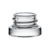 5g Clear Glass Concentrate Jars 28-400 Neck Finish tilted view