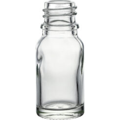 0.33 oz (10 ml) Clear Glass Euro Dropper Bottle with 18-400 Neck Finish body