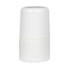 1 oz White HDPE Roll-on Bottle w/ PP Plastic Cap and PP Plastic Roller Ball