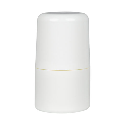 1 oz White HDPE Roll-on Bottle w/ PP Plastic Cap and PP Plastic Roller Ball