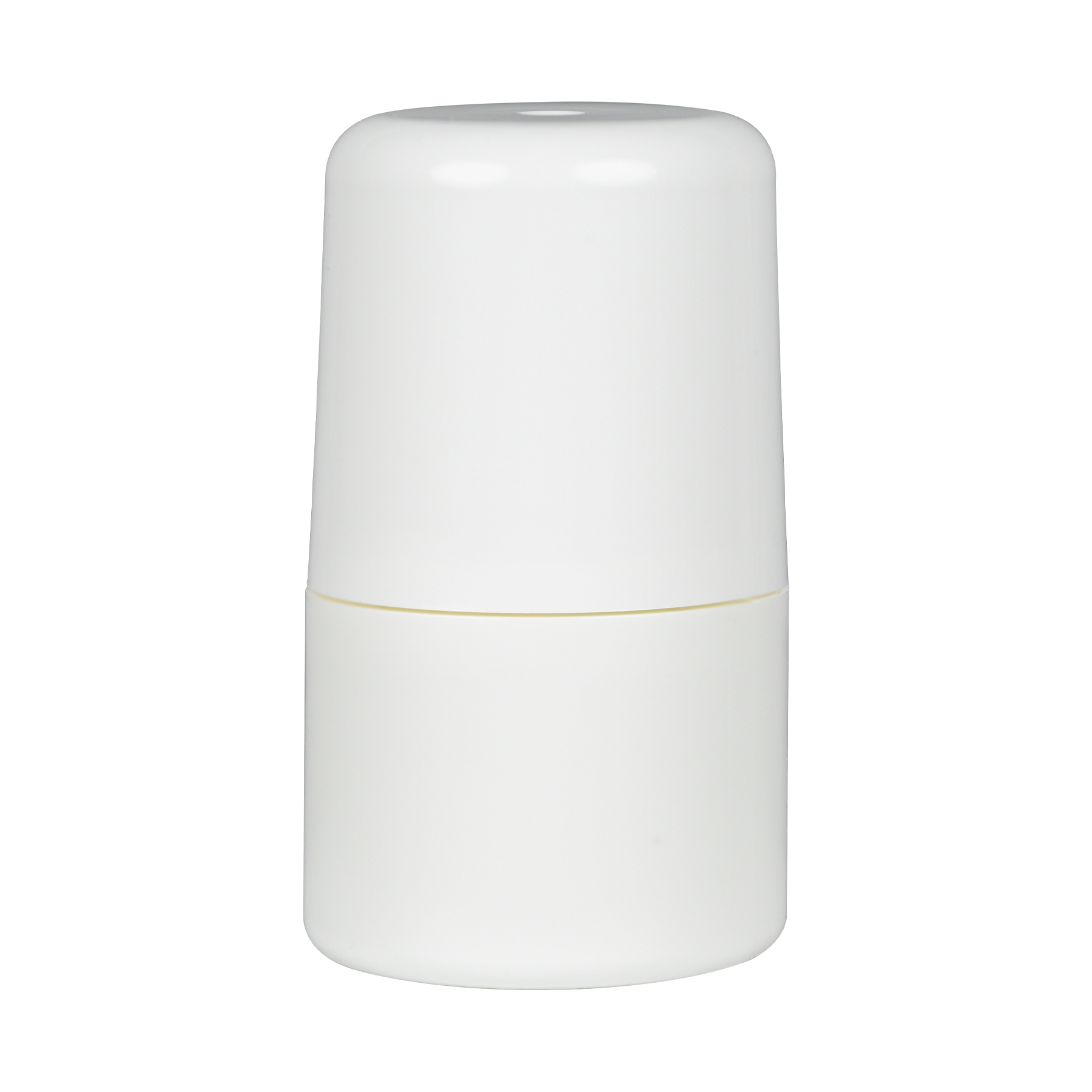 1 oz White HDPE Roll-on Bottle w/ PP Plastic Cap and PP Plastic Roller Ball