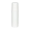 3oz White HDPE Roll-on Bottle w/ PP Plastic Cap and PP Plastic Roller Ball