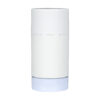 50g White Plastic Twist Up Solid Stick with White Screw Cap & Disc, cap on