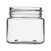 1 oz Clear PET Straight Sided Jars 38-400 Neck Finish side view