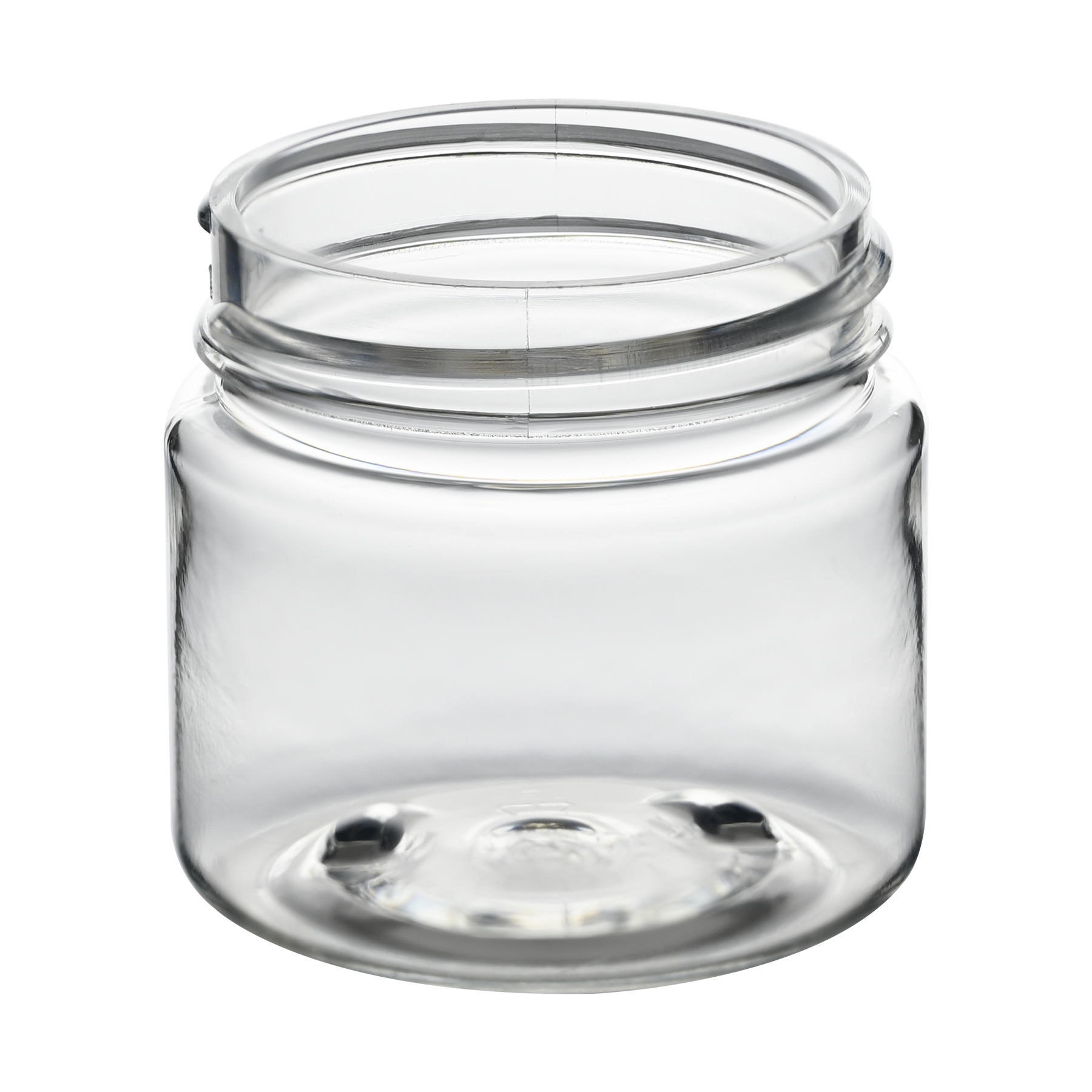 FH0138101(1) 1 oz Clear PET Straight Sided Jars 38-400 Neck Finish