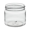 2 oz Clear PET Straight Sided Jars 48-400 Neck Finish tilted view