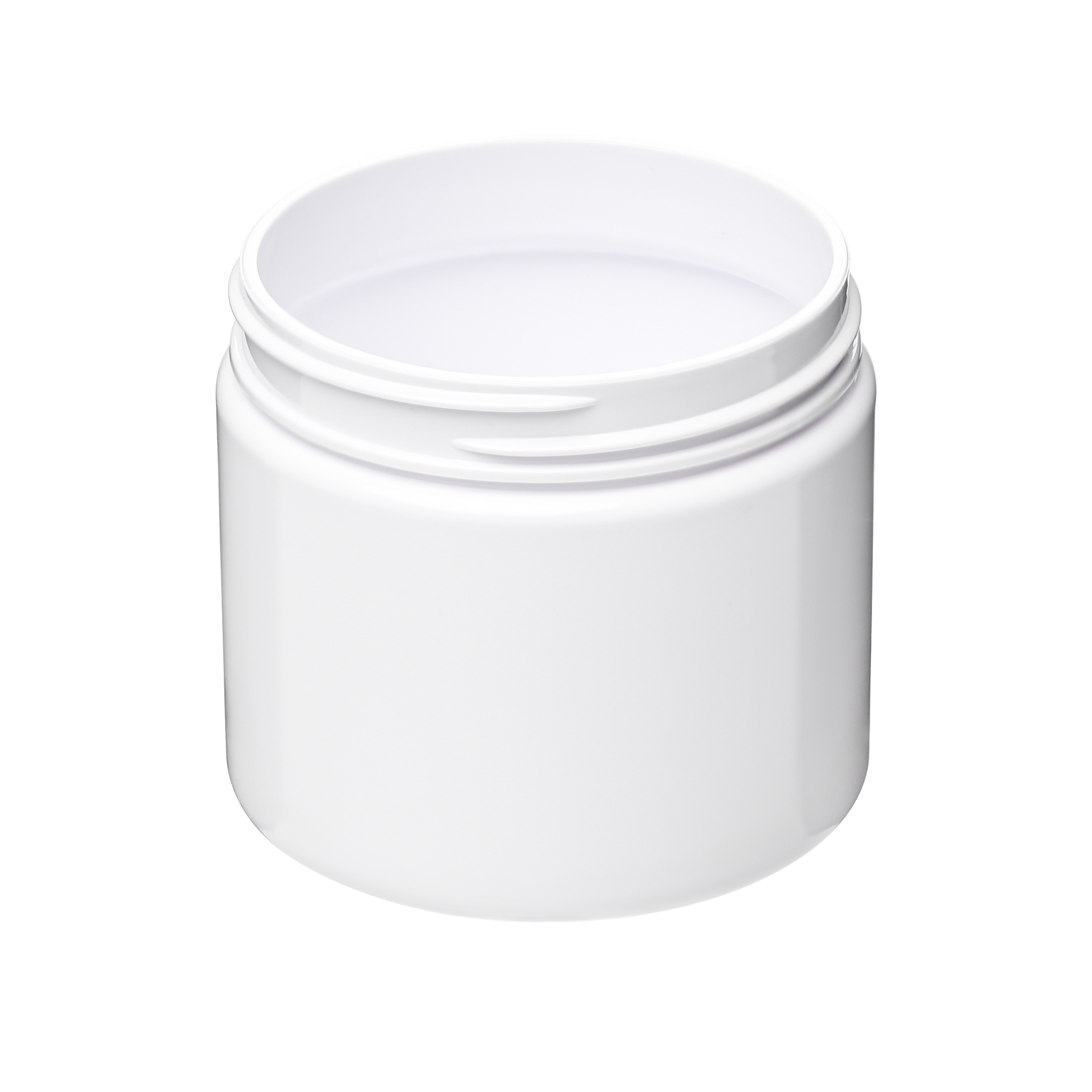 FH0158302(1) 3 oz PET Straight Sided Jars 58-400 Neck Finish tilted view