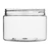 12 oz Clear PET Straight Sided Jars 89-400 Neck Finish side view
