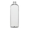 16 oz Clear PET Bullet Round Bottle 24-410 Neck Finish side view