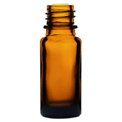 10 ml Amber Euro Essential Oil Tall Glass Bottle with 18-400 Neck Finish