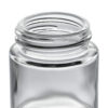 1 oz Clear Straight Sided Glass Jar with 38-400 Neck Finish tilted view