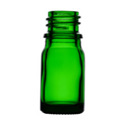 0.16 ml (5 ml) Clear Glass Euro Round Bottles 18 mm Neck Finish