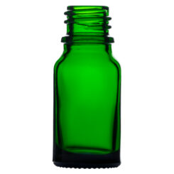 0.34 oz (10 ml) Green Glass Euro Dropper Bottle with 18-400 Neck Finish