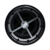 75g Matte Black Plastic Twist Up Solid Stick with Matte Black Screw Cap & Disc