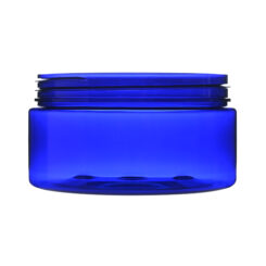 6 oz Amber PET Straight Sided Jars 70-400 Neck Finish