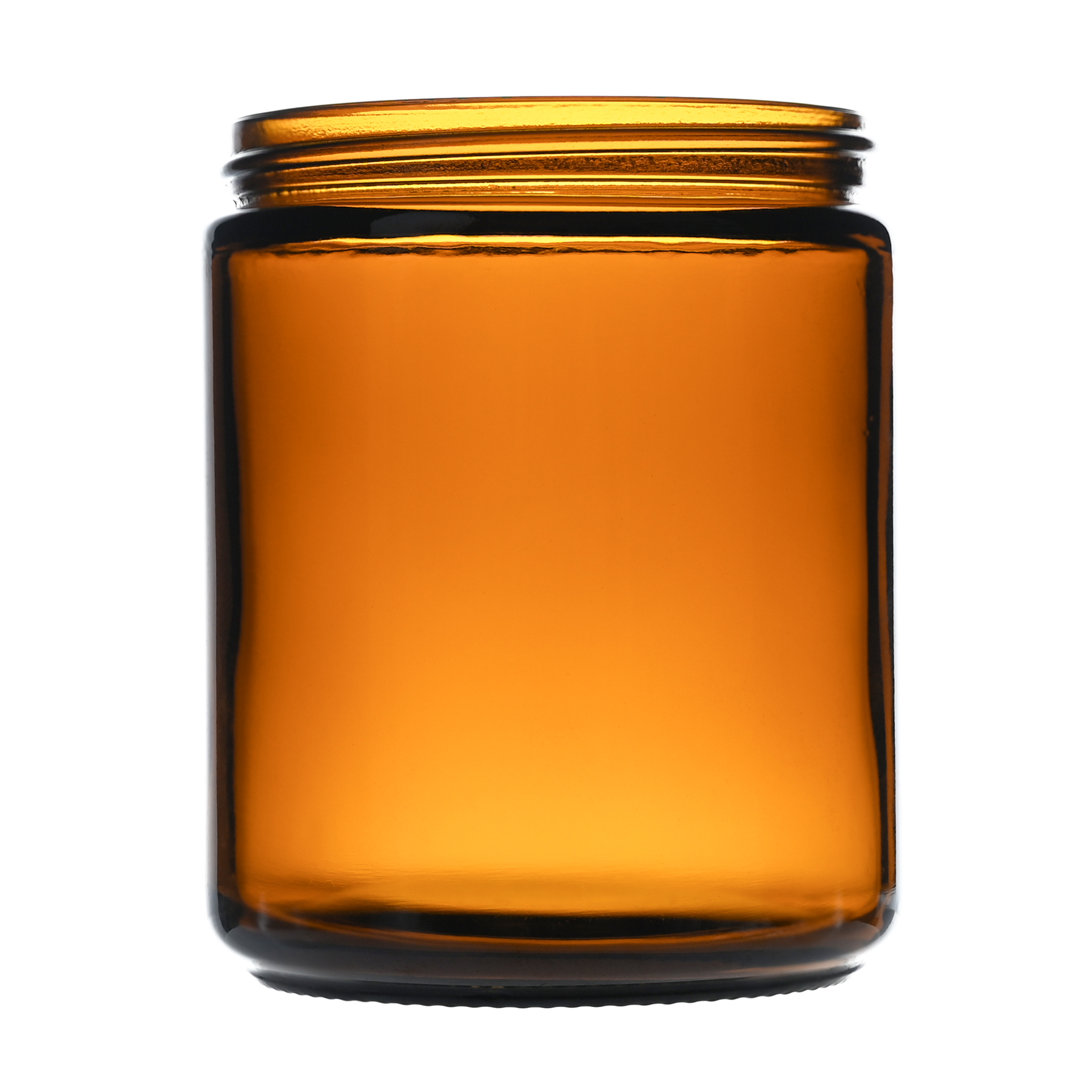 R0317028004 280g Amber Straight Sided Glass Jar with 70-400 Neck Finish