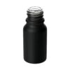 10ml Matte Black Euro Round Glass Bottle with 18-400 Neck Finish