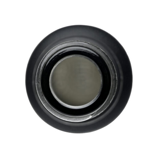 10ml Matte Black Euro Round Glass Bottle with 18-400 Neck Finish